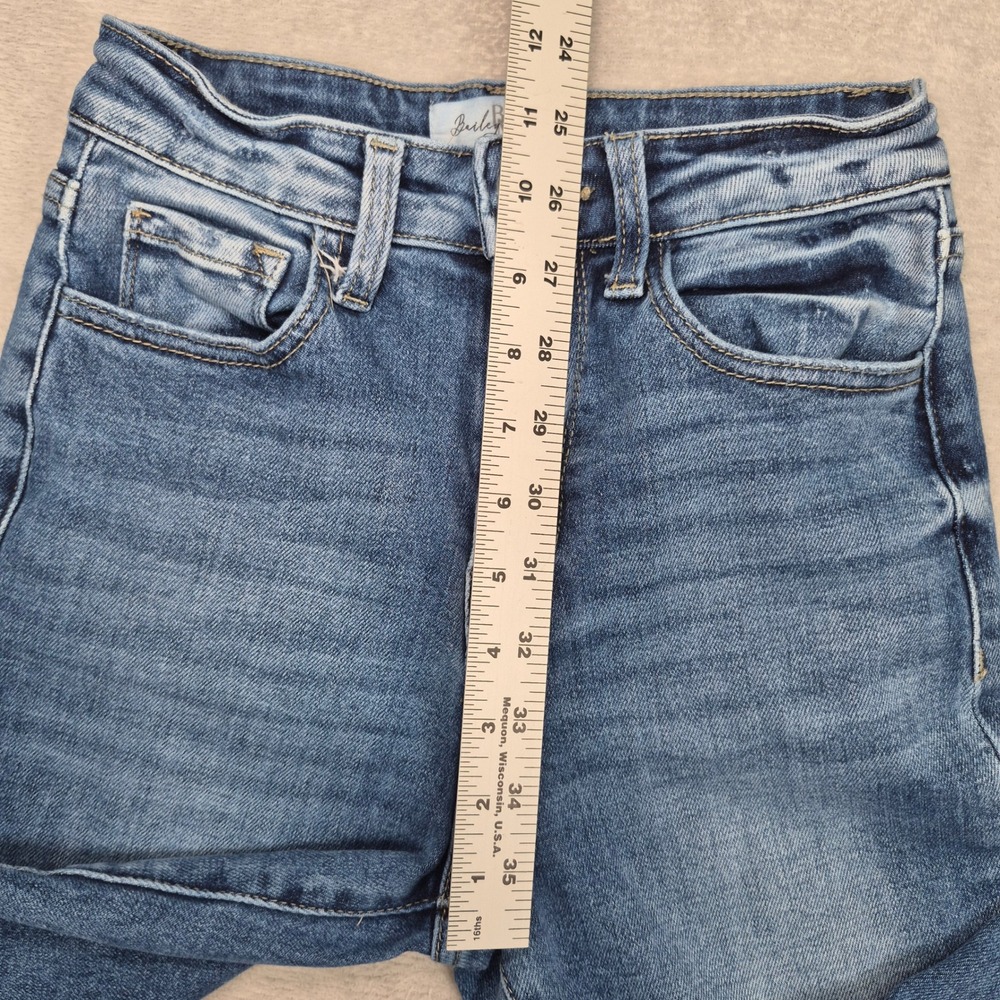 Bailey Made 1 (23) Women Medium Wash High Rise Flare Bell Bottom Jeans BMP1356F - Picture 6 of 8